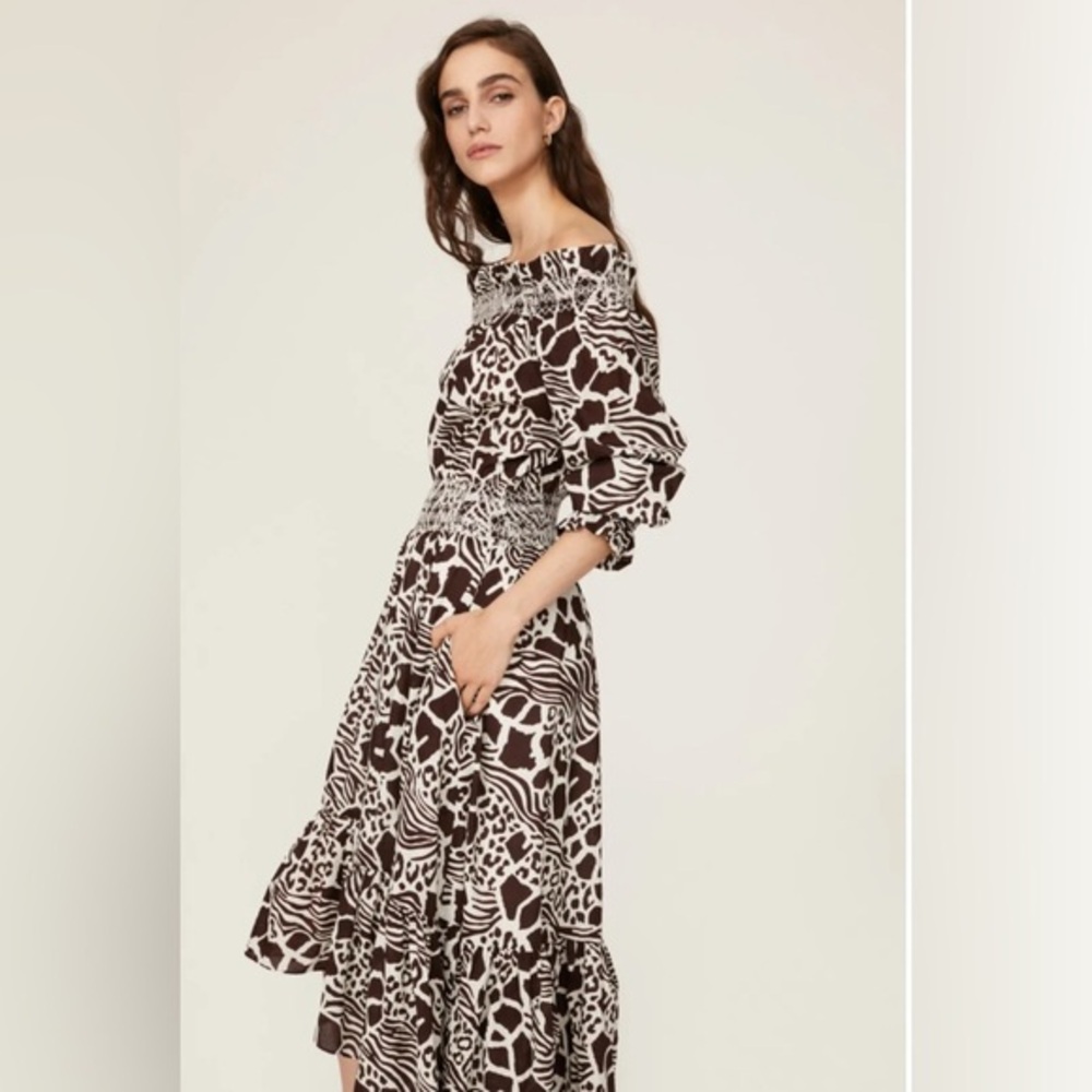 ADAM LIPPES COLLETIVE- 
Animal Print Dress - “Like New” sz.2/4